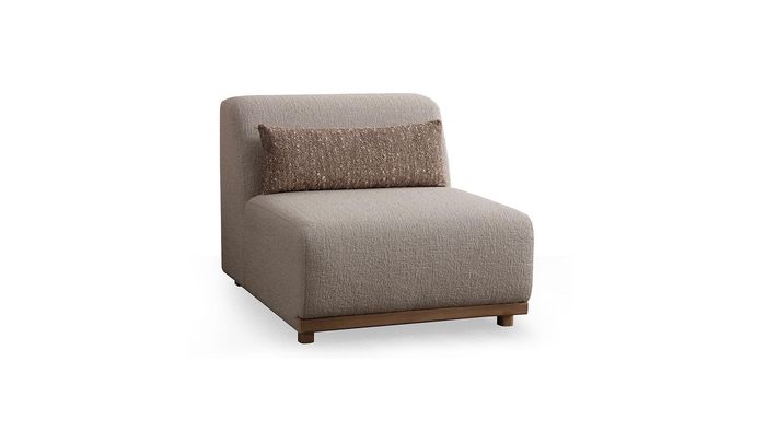 Sofa 4 sitzer Wohnzimmer Ecksofa Stoffsofa Polstersofa Couch Sofa Beige