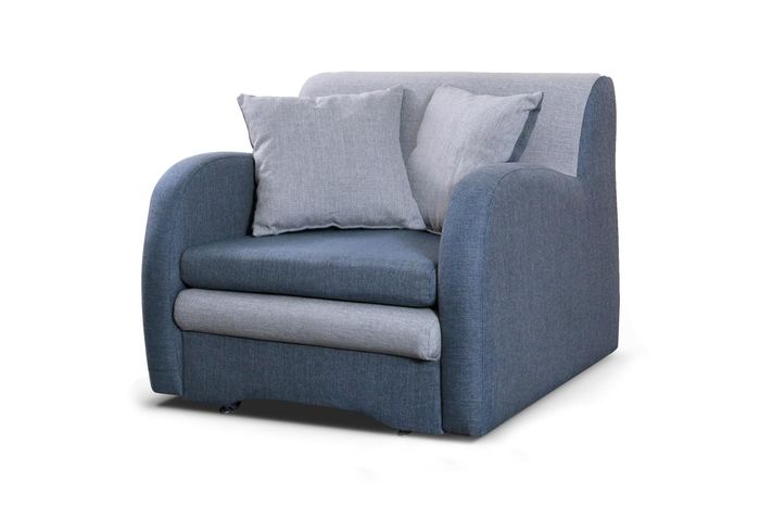 Schlafsofa Sessel Club Polster Sitzer Fernseh Gast Bett Couch Sofa Relax Textil