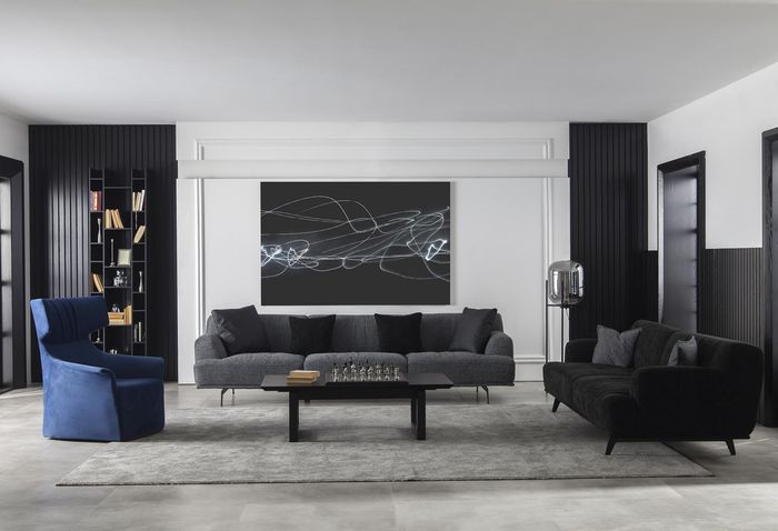 Sofagarnitur Set 4+3+1 Couchtisch Sofa Couch Möbel Sitzgarnitur Polster