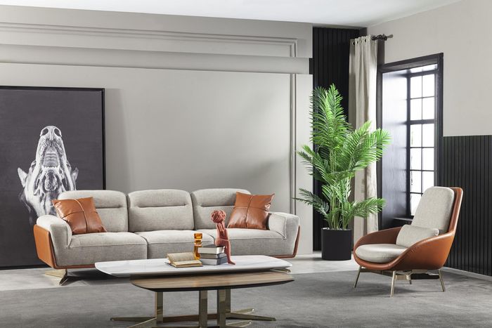 Sofagarnitur 3+1 Sitzer Couch Möbel Set 3tlg. Sitzgarnitur Möbel Wohnzimmer