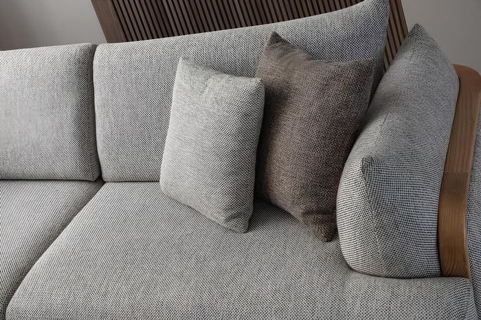 Luxuriöse 3-Sitzer Sofa Helles Farbe Modern Möbel in Wohnzimmer Neuheit