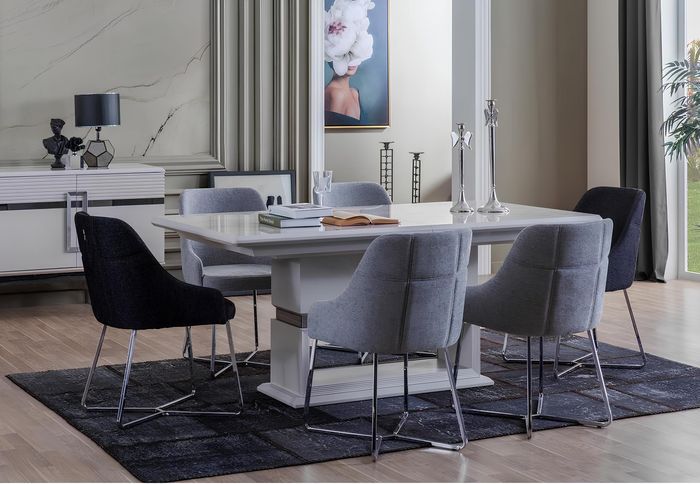 Exclusive Esszimmer Set Besteht aus 7tlg. Esstisch und 6x Stühle neu