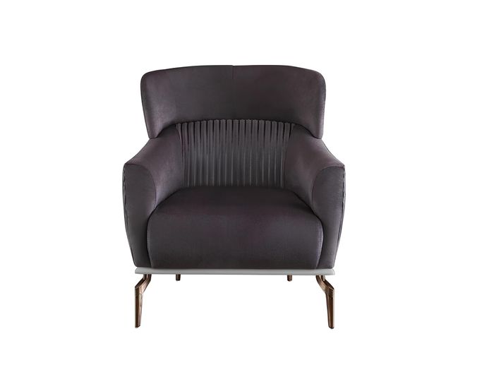 Sessel Modern Schwarzer Lounge Club Wohnzimmer Textil Luxus Design