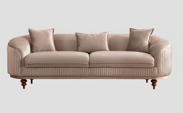 Sofa 3 Sitzer Design Sofas Polster Moderne Sitz Stoff Neu Möbel Couch
