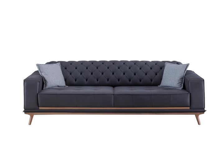 Sofa 4 Sitzer Design Sofas Polster Textil Relax Sitz Möbel Modern