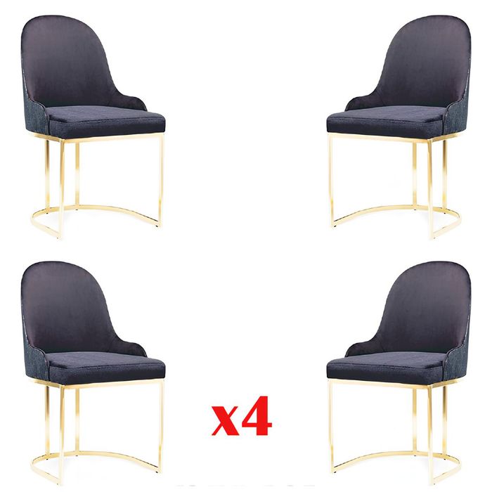 Garnitur Sitz Polster Holz 4x Stühle Möbel Neu Esszimmer Küche Gruppe Set Stuhl