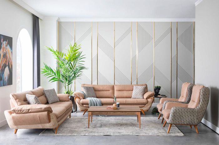 Sofagarnitur Couch Sofa Sets Polster Möbel Sitzgarnitur 4 tlg. Set Polster