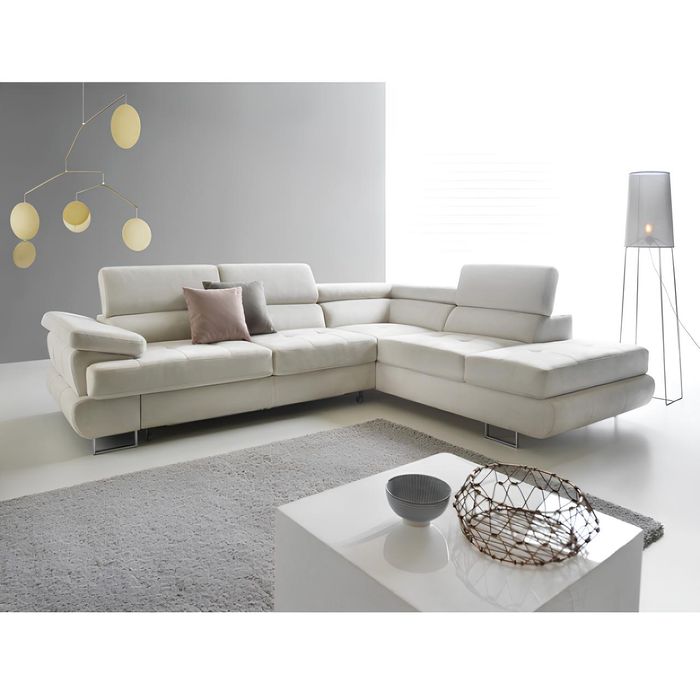 Multifunktions Garnitur Textil Sofa Ecksofa Sitz Wohnzimmer Ecke Couch Sofas