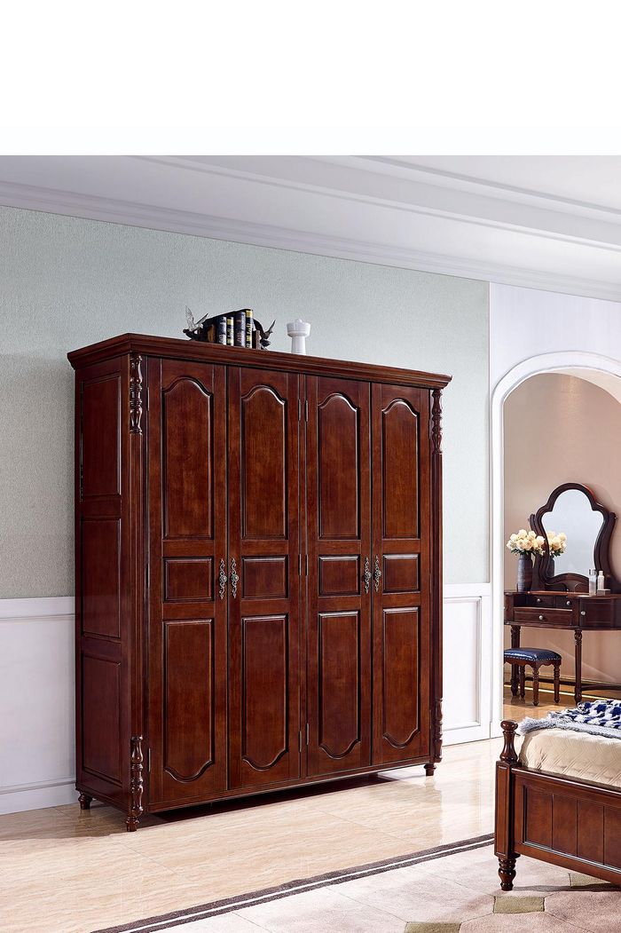 Kleiderschrank Schlafzimmer Holz Schrank Stil Schränke Möbel Einrichtung Barock