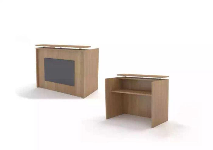 Rezeption Arbeitstisch Holz Büromöbel Empfangstisch Büro Möbel Neu