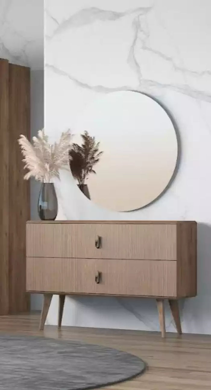 Schminktisch mit Spiegel Luxus Schlafzimmer Konsole Design M�bel Neu