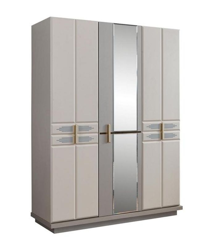 Kleiderschrank Beige Schränke Holz Schrank Kinderzimmer Kleiderschränke