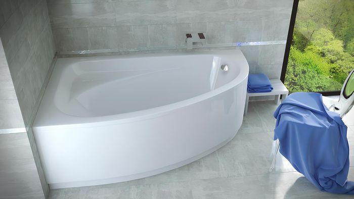 Design Badewanne Eck Wanne Acryl Eck Eckbadewanne Moderne Badewannen Wannen Weiß