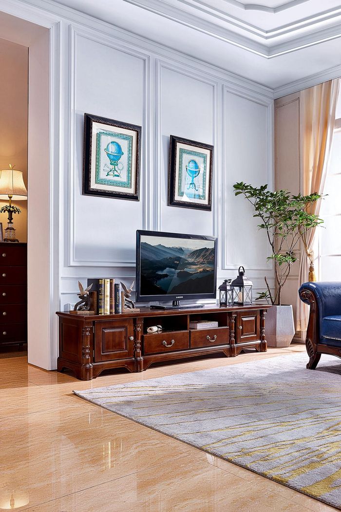 Lowboard Schrank rtv Wohnzimmer tv Holz Möbel Schrank Klassisch Sideboard Neu