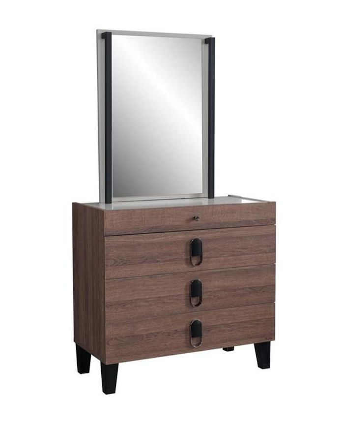 Kommode Braun Design Modernes Schlafzimmer Modern Top-Qualität Kommoden Stilvoll