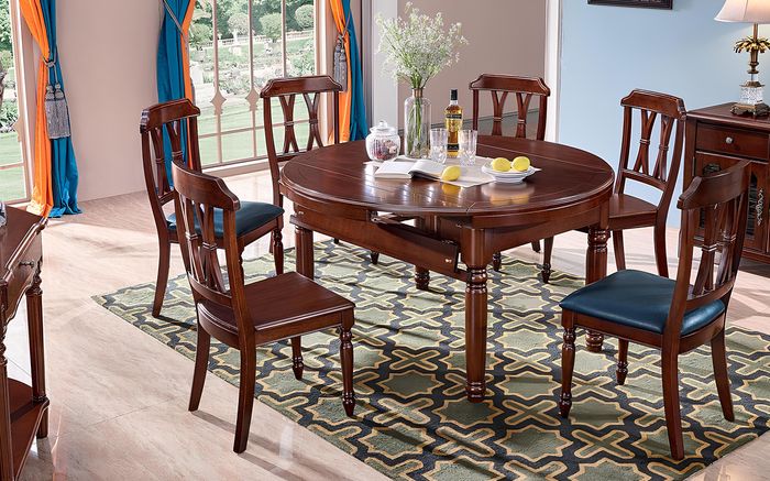 Esstisch Design Möbel Einrichtung Schiebetisch Tische Massivholz Tisch Neu Luxus