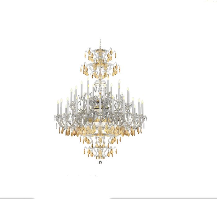 Lampe Kronleuchter Designer Exklusive Pendelleuchte Wohnzimmer Stil