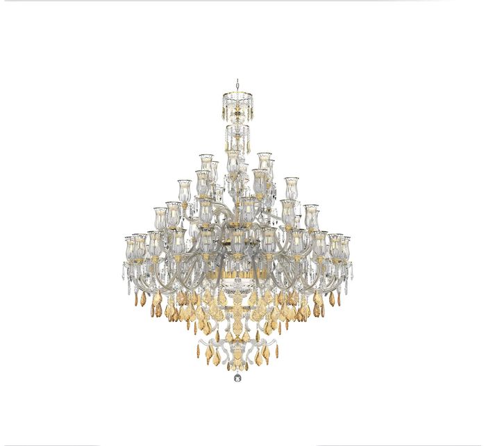 Großer Kronleuchter Luxus Lüster Wohnzimmer Pednel leuchte Beleuchtung Lampe