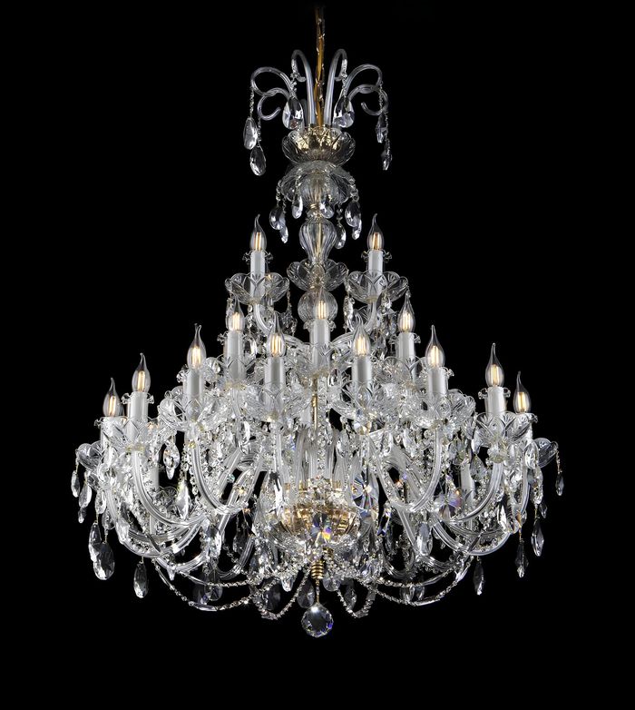 Bohemia Kristall Leuchte Decke Lampe Leuchte Lampen Decken Luster Kronleuchter