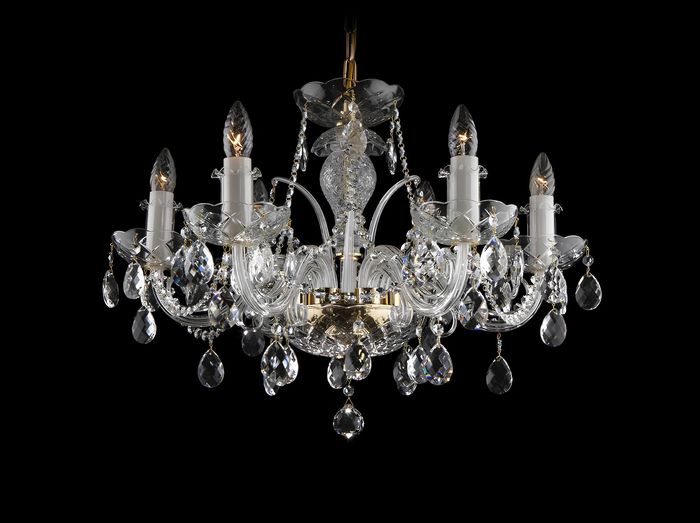 Lampe Luster Kristall Leuchten Bohemia Decken Hänge Kronleuchter Lampen Leuchte