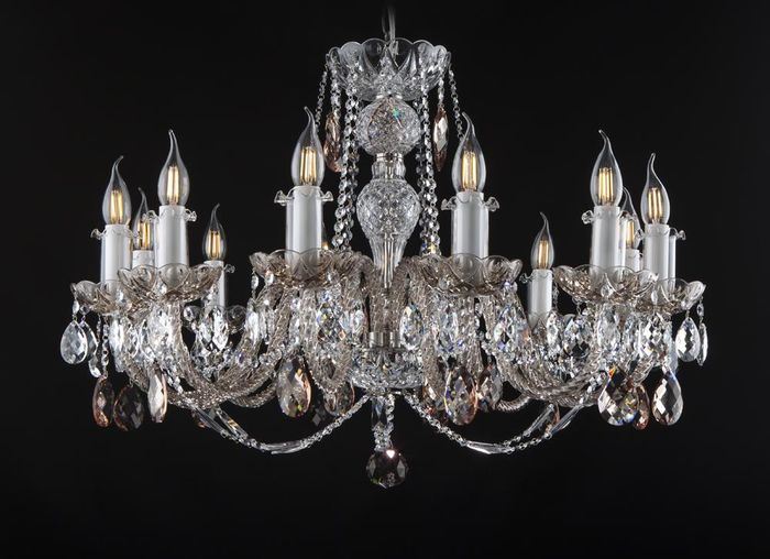 Kristall Luster Kronleuchter Deckenleuchte Hängeleuchte Leuchte Bohemia Lampe