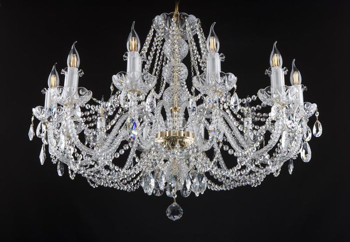 Kronleuchter Bohemia Luster Kristall Lampe Leuchte Deckenleuchte Hängeleuchte