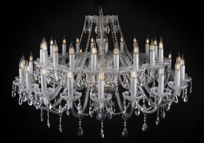 Kristall Kronleuchter Luster Hängeleuchte Leuchte Bohemia Lampe Deckenleuchte
