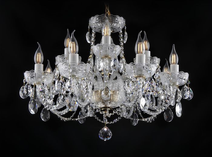 Decken Lampe Hänge Pendel Leuchte Luster Kronleuchter Elite Bohemia