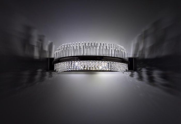 Wandleuchte Bohemia Luster Leuchte Kronleuchter Wand Lampen Kristall Wandlampe
