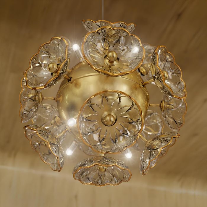 Lampe Kristall Kronleuchter Luster Hängeleuchte Leuchte Bohemia Deckenleuchte