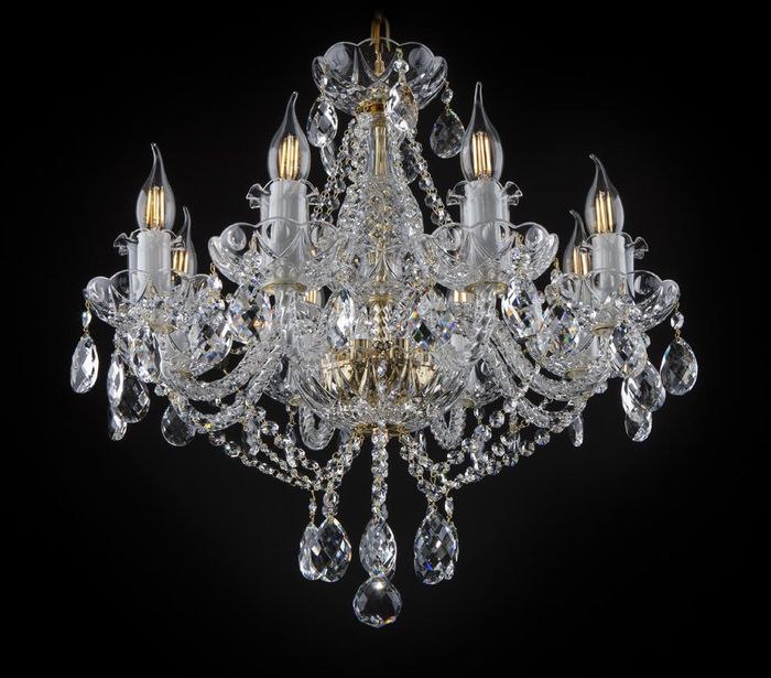 Kristall Kronleuchter Luster Deckenleuchte Hängeleuchte Leuchte Bohemia Lampe