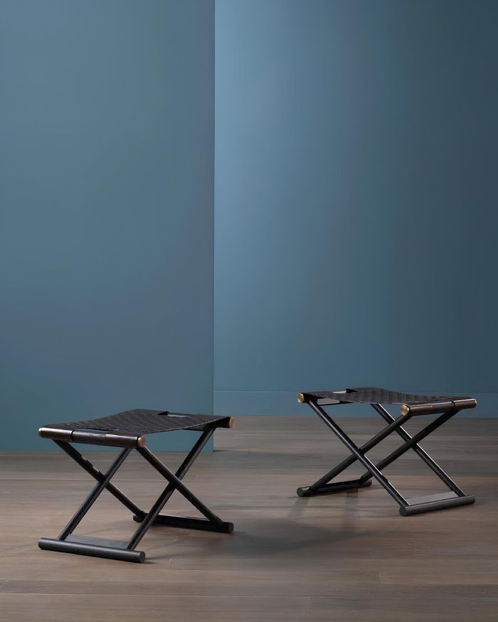 Klapphocker Hocker zum Einklappen Bank Reisehocker Sitz Hocker Polster design