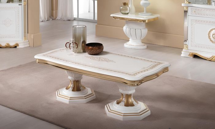 Luxus Wohnzimmer Tisch Couchtisch Design Tische Style Möbel Rechteckig Holztisch