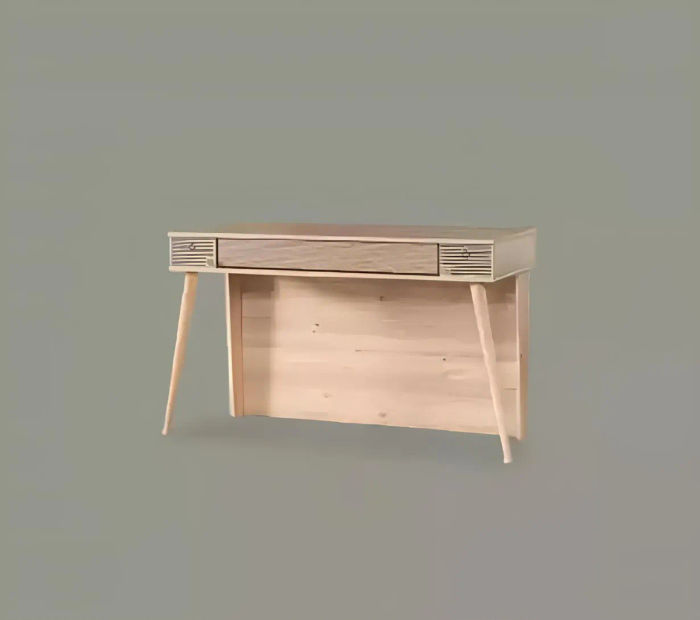 Moderner Tisch Arbeitstisch Brauner Kinderschreibtisch in der Kinderzimmer