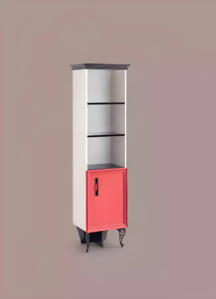 Regal Schrank Bücherregal Schränke Mehrzweck Möbel Braun 164x40x34
