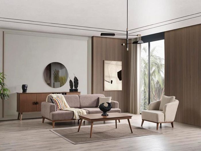 Sofagarnitur Komplettes Sofaset Garnitur Luxus Kombination 3+1 Sofa Couch