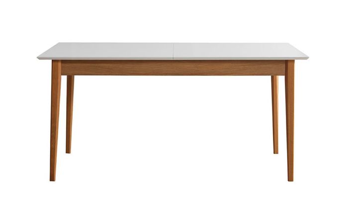 Tisch Designer Esstisch Weiß Modern Komfortable Esszimmermöbel Holztischplatte