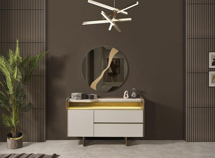 Kommode Luxus Sideboard Holz Design Schlafzimmer Kommode Stil Modern