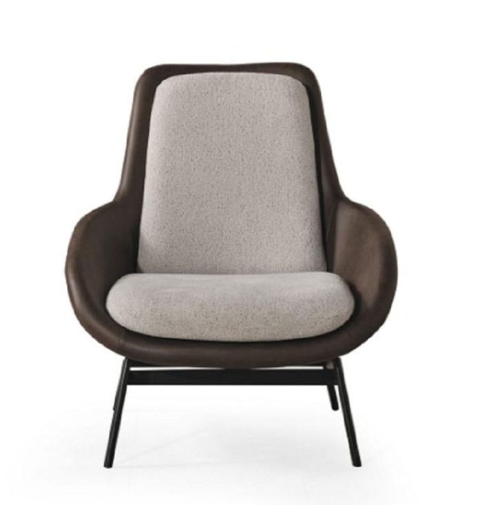 Sessel Braun Wohnzimmer Design Elegantes Möbel Modern 1 Sitzer Sessel