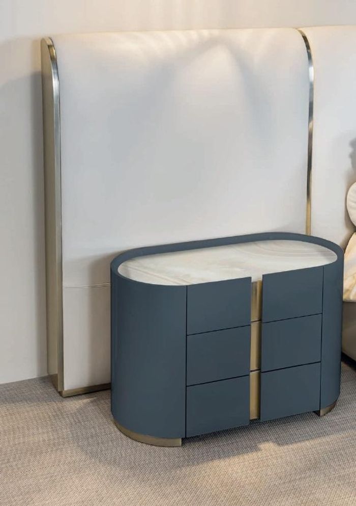Nachttisch Design Tisch Möbel Nachttische Holz Schlafzimmer Beistelltisch Neu
