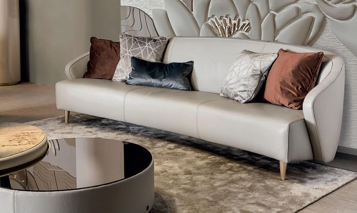 Wohnlandschaft Möbel Sofa Wohnzimmer Design Bizzotto Dreisitzer Italienische Neu