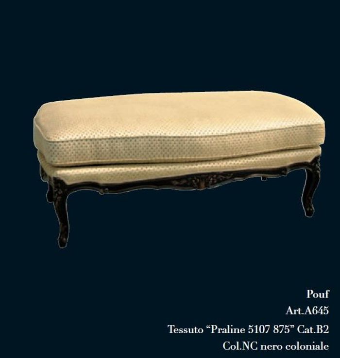 Lounge Pufa Design Hocker Design Polster Fußhocker Ottomane Sitz Textil Chaise