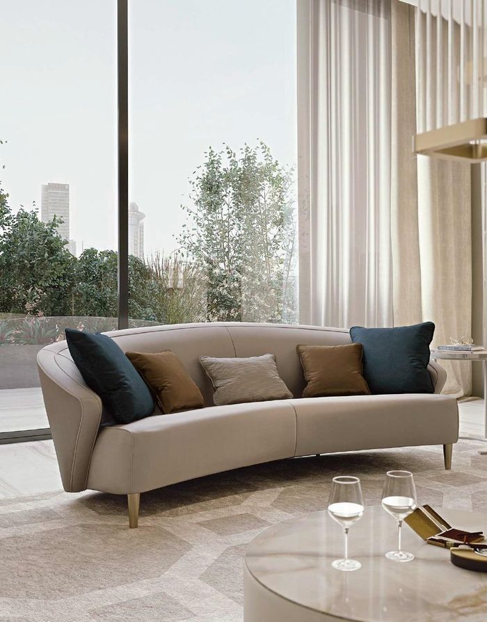 Design Sofa Dreisitzer Couch Möbel Italienische Einrichtung Sofas Neu Bizzotto