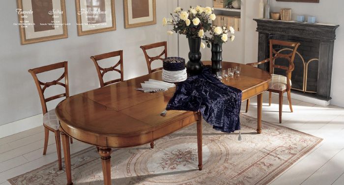 Möbel Einrichtung Gruppe Tisch + 4 Stuhl Set 5tlg. Esstisch Garnitur Esszimmer