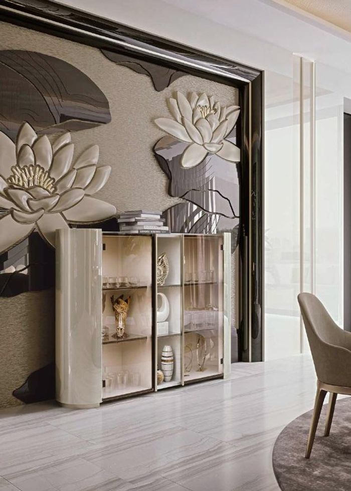 Vitrine Design Vitrinen Esszimmermöbel Wohnzimmer Bizzotto Italienische Möbel