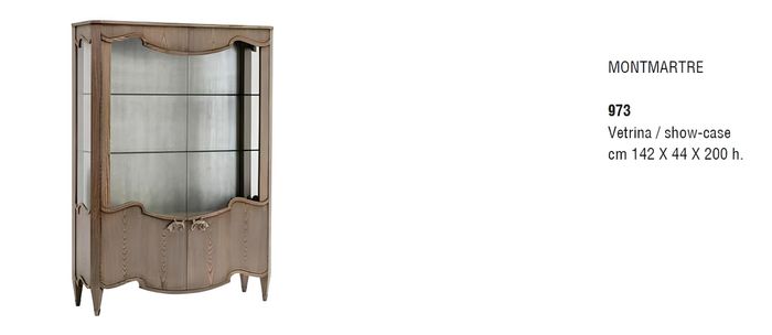 Italienische Einrichtung Vitrinen Glas Schränke Glasschrank Vitrine Barock Möbel