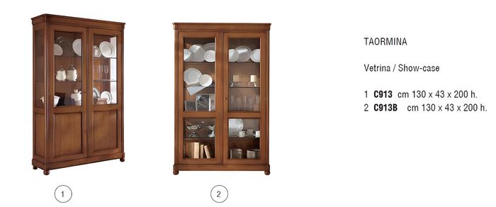 Wohnzimmer Schränke Design Schrank Möbel Glas Neu Vitrine 2 Tür Schrank Vitrinen