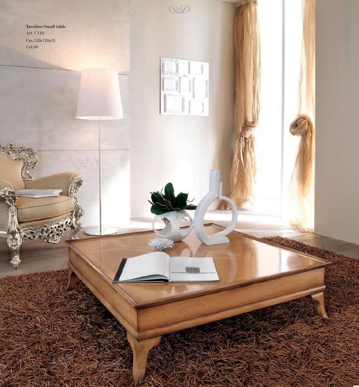 Design Couchtisch Tische Quadratisch Holz Wohnzimmer Neu Elegant Luxus Möbel