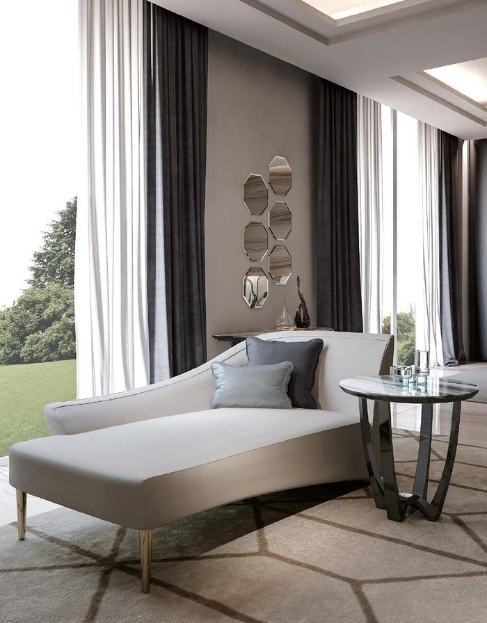 Lounge Möbel Liege Sofa Relax Italienische Möbel von Bizzotto Chaiselounge Neu