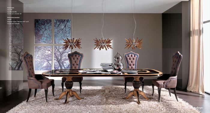 Esstische Tisch Holz Tische Möbel Barock Rokoko Esstisch Antik Stil Italienische